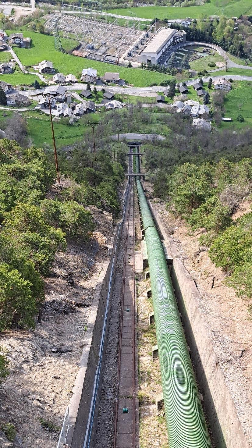 CVA guarda al futuro: al via i lavori per il nuovo piano inclinato della centrale di Valpelline