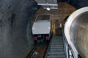 Piano inclinato centrale idroelettrica Maen - Italia