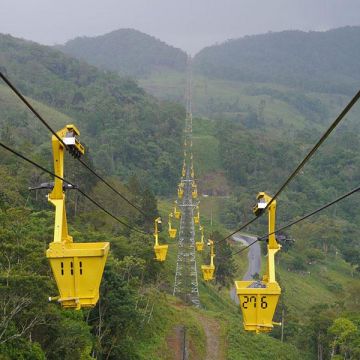 Teleférico para el Transporte de Materiales - Apiai