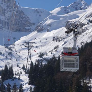 Teleférico vaivén - Pic de Bure, Francia